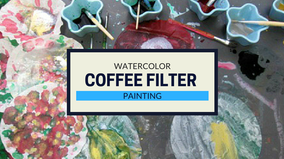 Painting-with-coffee-filter